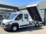 Peugeot Boxer 435 2.0 BlueHDI L3 DC Kipper Open laadbak Airc, Auto's, Voorwielaandrijving, 15 km/l, Gebruikt, 4 cilinders