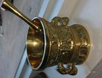zware messing vijzel met stamper, Antiek en Kunst, Ophalen of Verzenden