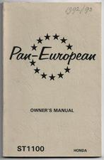 Honda ST1100 Pan European manual (3201z), Motoren, Handleidingen en Instructieboekjes, Ophalen of Verzenden, Honda
