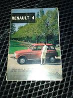 HANDLEIDING: RENAULT 4, Ophalen of Verzenden