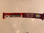 Feyenoord Aston Villa sjaal, Verzamelen, Ophalen of Verzenden, Zo goed als nieuw, Feyenoord, Vaantje of Sjaal