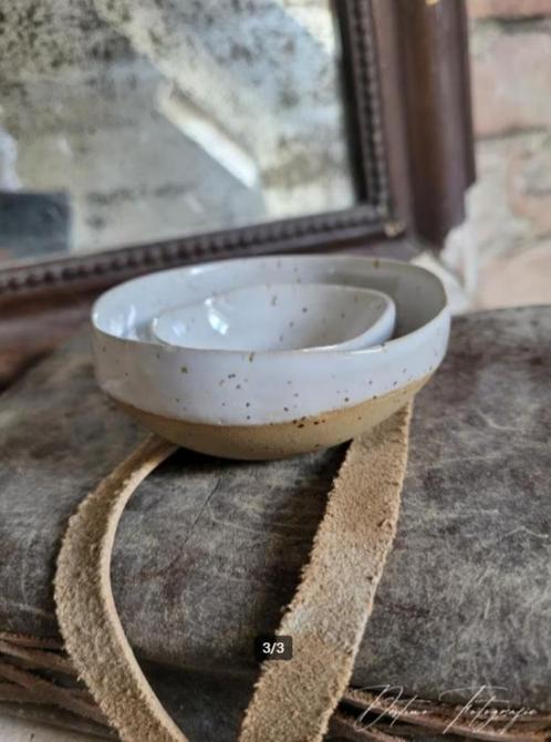 Set organische handgemaakte tapas schaaltjes, Antiek en Kunst, Kunst | Overige Kunst, Ophalen of Verzenden