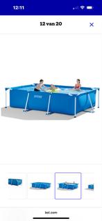 Intex Rechthoekig Zwembad met Frame 300cmx200cmx75cm, Nieuw, Ophalen of Verzenden, Opzetzwembad, 200 tot 400 cm