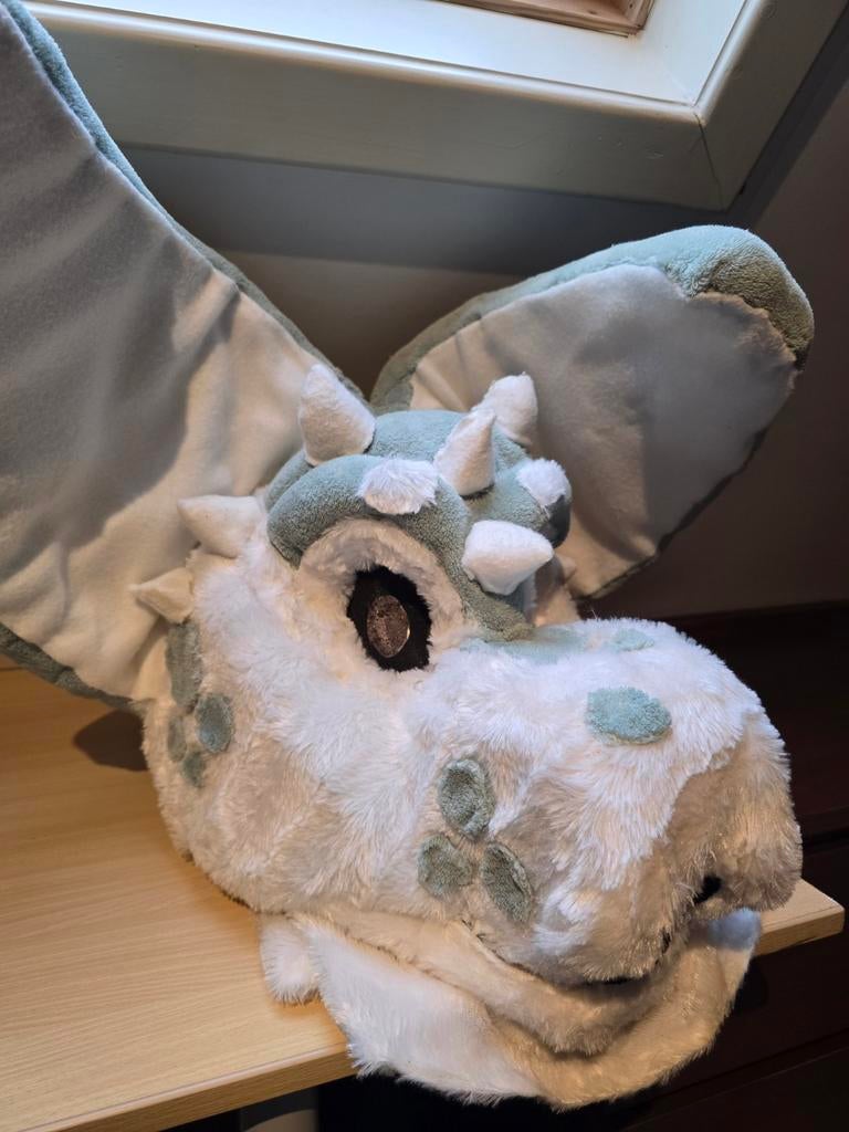 Een zelf gemaakt fur masker., Ophalen of Verzenden
