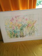 Schilderij met wissel lijst 82 x 62 cm, Ophalen, 50 tot 75 cm, Zo goed als nieuw, Schilderij