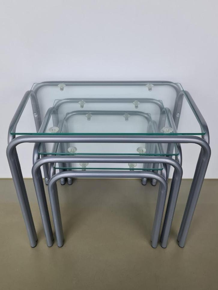 div. vintage retro mimiset nesttafels set bijzettafeltje, Verzamelen, Retro, Huis en Inrichting, Ophalen of Verzenden