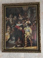 Schilderij Nachtwacht geborduurd, Antiek en Kunst, Kunst | Schilderijen | Klassiek, Ophalen of Verzenden