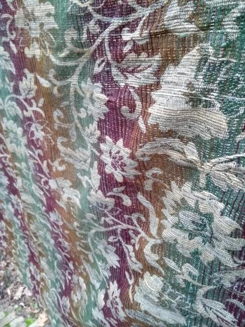 Gobelin geweven design stof bruin groen beige 1.35 x 1.95 mt, Hobby en Vrije tijd, Stoffen en Lappen, Nieuw, Polyester, 120 cm of meer