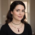 (Kerst)set van oorbellen en halssieraad, agaat en jade, Overige materialen, Hangers, Nieuw, Ophalen of Verzenden