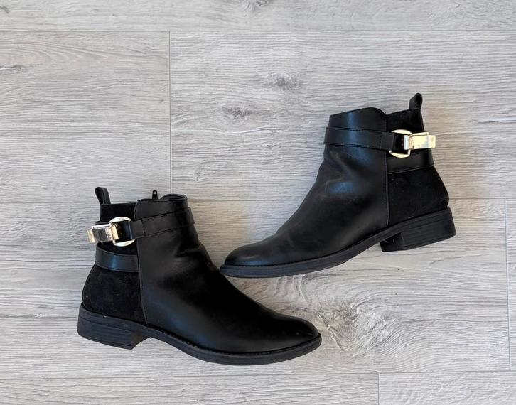 ABOUT YOU enkellaarsjes Johanna – zwart – maat 37, Dieren en Toebehoren, Paardrijkleding, Zo goed als nieuw, Schoeisel, Dressuur