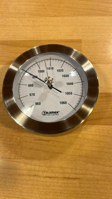 Nieuwe talamex barometer beschikbaar voor biedingen