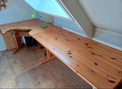 Lundia bureau groot, Huis en Inrichting, Bureaus, Zo goed als nieuw, Bureau, Ophalen