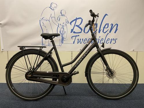 Cortina Speed 28 inch 56cm frame 8v Damesfiets Mat Zwart, Fietsen en Brommers, Fietsen | Dames | Damesfietsen, Nieuw, Overige merken
