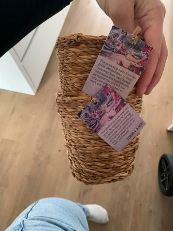 Rieten Plantenbakje beschikbaar voor biedingen