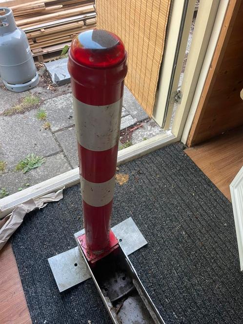 Afzetpaal, verkeerspaal verzonken met inklapsysteem, Tuin en Terras, Palen, Balken en Planken, Nieuw, Palen, 250 cm of meer, Ophalen
