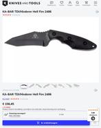 KA-BAR TDI Hinderer Hell Fire 2486 vaststaand mes, Verzenden, Zo goed als nieuw