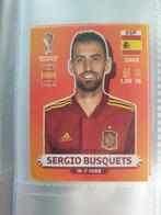 Panini WK 2022 Qatar sticker Sergio Busquets #ESP14, Ophalen, Sticker