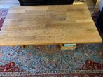 Salontafel, Huis en Inrichting, Tafels | Salontafels, Ophalen, Gebruikt, 100 tot 150 cm, Eikenhout