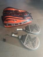 NOX AT10 Luxury Genius 18K  2024 2 rackets plus tas, Sport en Fitness, Ophalen of Verzenden, Zo goed als nieuw, Padeltas