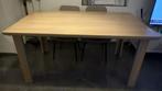 Houten eettafel te kool, Huis en Inrichting, Tafels | Eettafels, Zo goed als nieuw, 150 tot 200 cm, Rechthoekig, 50 tot 100 cm