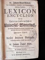 Antiek Boek: Johann Adam Weber, Lexicon Encyclion, 1770, Antiek en Kunst, Ophalen