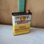 Olie blik Shell olie drum motor oil barn found origineel, Ophalen of Verzenden