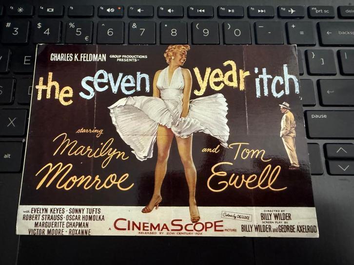 Vintage postcard ansichtkaart - Marilyn Monroe - gelopen, Verzamelen, Ansichtkaarten | Themakaarten, Gelopen, Sterren en Beroemdheden