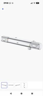 NIEUW! Grohe Grohtherm 1000 thermostaatkraan 15cm, Doe-het-zelf en Verbouw, Sanitair, Ophalen of Verzenden, Nieuw, Chroom, Douche