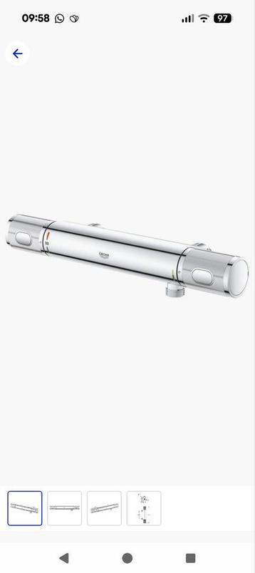 NIEUW! Grohe Grohtherm 1000 thermostaatkraan 15cm beschikbaar voor biedingen