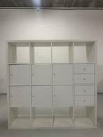 Witte IKEA wandkast (KALLAX), Huis en Inrichting, Kasten | Vitrinekasten, Ophalen, 100 tot 150 cm, 100 tot 150 cm, Zo goed als nieuw