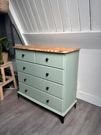 Houten ladekast, Nieuw, 3 of 4 laden, Eikenhout, Minder dan 100 cm