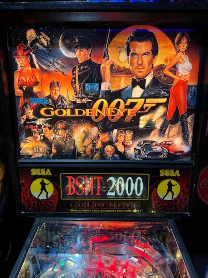 Flipperkast GOLDEN EYE (James Bond), Verzamelen, Automaten | Flipperkasten, Gebruikt, Dot-matrix, Flipperkast, Sega, Ophalen of Verzenden