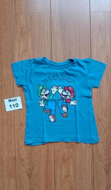 Super Mario Bros t-shirt met korte mouwen maat 110 beschikbaar voor biedingen