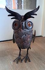 metalen uil (1), Verzamelen, Beelden en Beeldjes, Ophalen of Verzenden, Zo goed als nieuw, Dier
