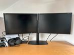 Dubbele NEC Monitor Set op Standaard - Kantoor/Thuis, Computers en Software, Monitoren, Ophalen, Gebruikt, In hoogte verstelbaar