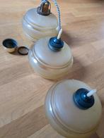 3 hanglampen Art Deco, Antiek en Kunst, Antiek | Lampen, Ophalen of Verzenden
