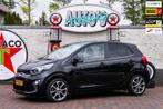 Kia Picanto 1.0 CVVT Design Edition Carplay 1e Eig NL-auto +, Auto's, Kia, Gebruikt, Zwart, Bedrijf, Handgeschakeld