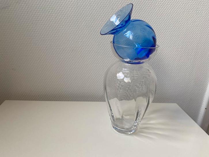 Mooie facet geslepen kristallen dubbelvazen Willen Noyons, Antiek en Kunst, Kunst | Designobjecten, Ophalen of Verzenden