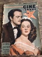Cine Revue tijdschrift, 17 dec 1948 , losbladig 77 jaar oud, Ophalen of Verzenden, Gelezen, Glossy