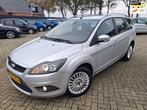 Ford Focus Wagon 1.8 Titanium 2009. Climate/Cruise/Trekhaak, Auto's, Euro 5, Gebruikt, Zwart, 4 cilinders