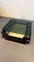 Vintage Design Salontafel Wenge, Ophalen, Gebruikt, ., Vierkant