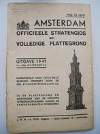 Stratengids en Plattegrond Gemeente Amsterdam 1941, Ophalen of Verzenden, Overige soorten, Nederland, Boek of Tijdschrift