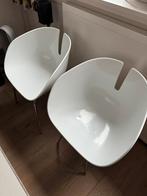Design stoelen. Moroso Fjord P. Urquiola, Huis en Inrichting, Stoelen, Ophalen of Verzenden, Wit, Zo goed als nieuw