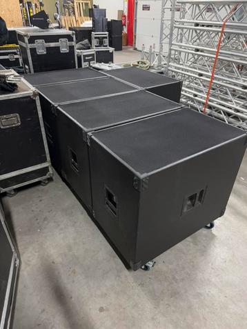 6 x EV MTL 2 baskasten, deltamax 2181 subs electro voice beschikbaar voor biedingen