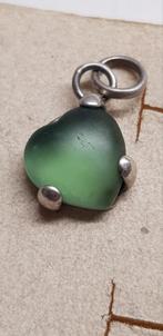 925 zilveren hanger met steen, Sieraden, Tassen en Uiterlijk, Antieke sieraden, Ophalen of Verzenden, Zilver, Hanger, Met edelsteen