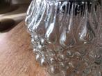 Vintage glazen hanglamp, druppels en bollen., Ophalen of Verzenden, Zo goed als nieuw, Minder dan 50 cm