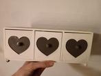 Schattig klein opberg kistje, hartjes, Huis en Inrichting, Ophalen, Zo goed als nieuw