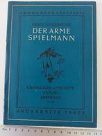 Der arme spielman Franz Grillparzer, Ophalen of Verzenden, Gelezen