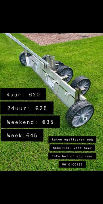 Egalisatieschuif TE HUUR beschikbaar voor biedingen