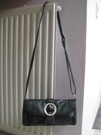 BEAR DESIGN zwart leren tasje als nieuw, Sieraden, Tassen en Uiterlijk, Ophalen of Verzenden, Zo goed als nieuw, Zwart, Schoudertasje